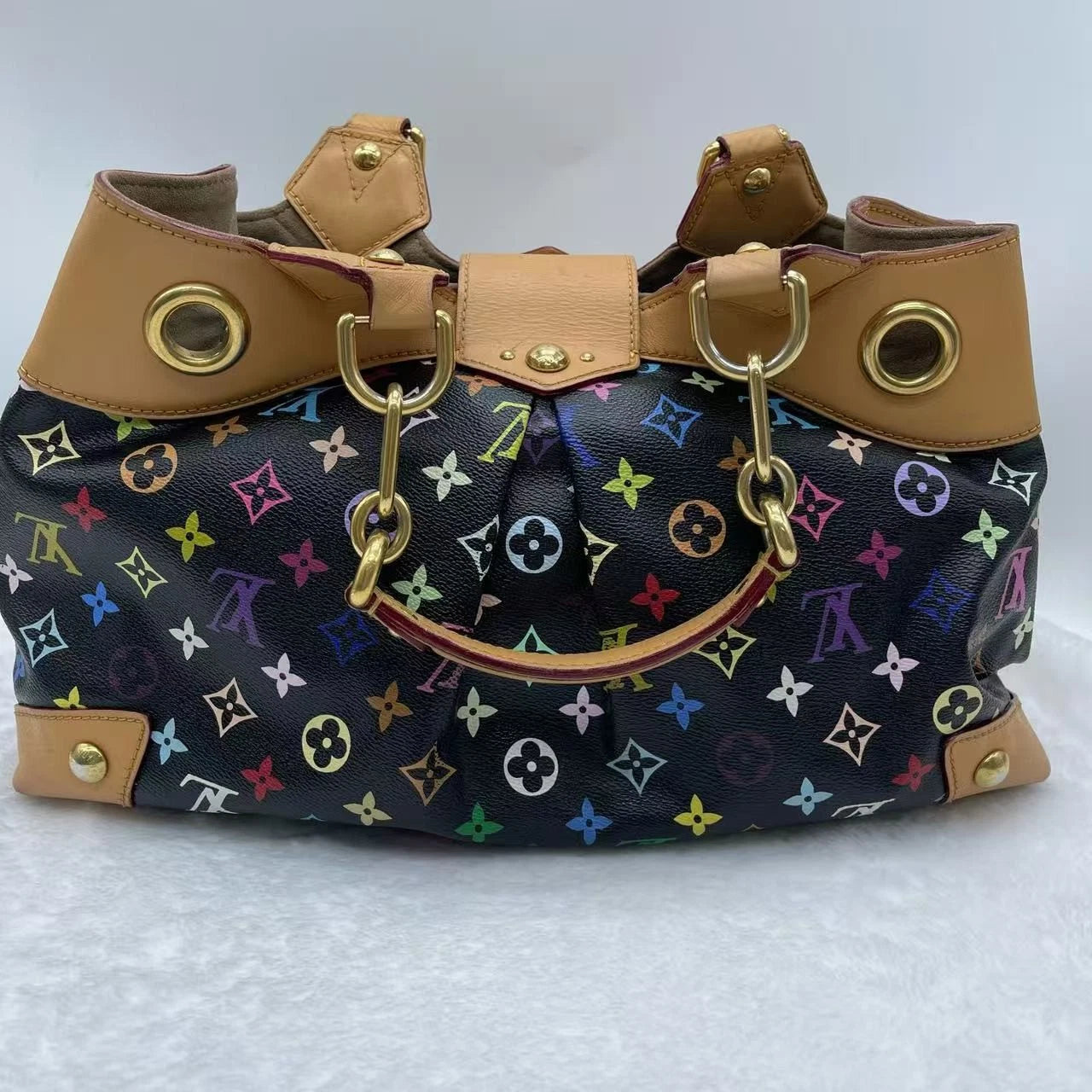 Louis Vuitton Ursula Murakami Multicolor Monogram Shoulder Bag Vintage popular-