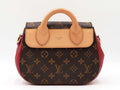 Louis Vuitton Eden Pm In Monogram Coated Canvas & Aurore Red Leather Fw1225prxdu