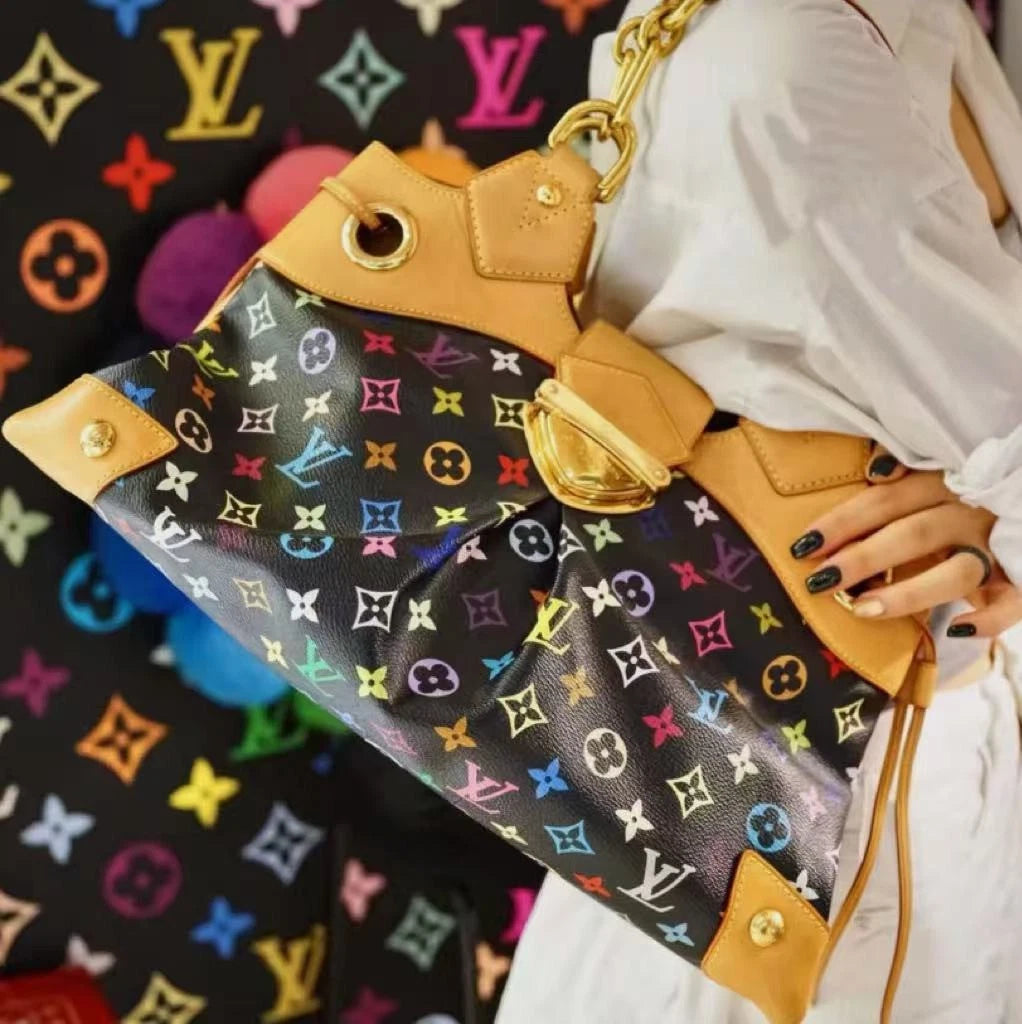 Louis Vuitton Ursula Murakami Multicolor Monogram Shoulder Bag Vintage popular-